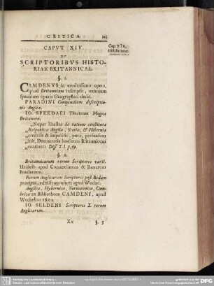 Caput XIV. De Scriptoribus Historiae Britannicae