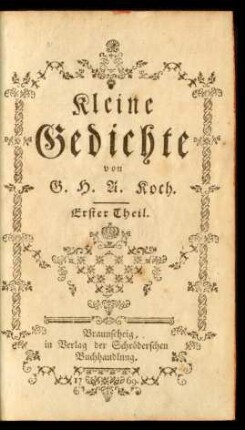 Th. 1: Kleine Gedichte