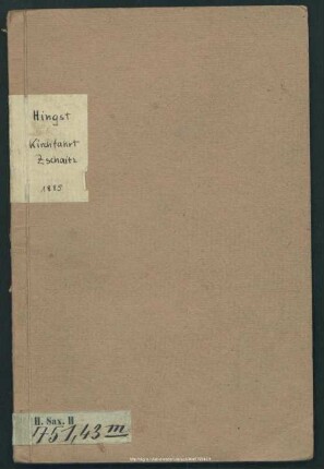 Geschichtliches über die Kirchfahrt Zschaitz : (Ephorie Leisnig.)