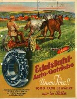 Getriebe mit Kugellagern im Vollölbad