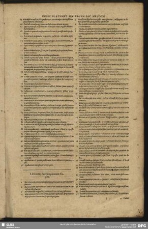 Libri tertii Praesumptionum Capita