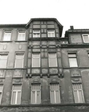 Wurzen, Friedrich-Ebert-Straße 7. Wohnhaus (ab 1890). Fenster