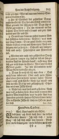 Freuden-Lieder.