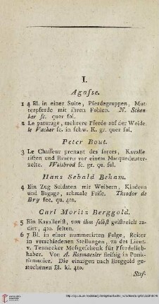 I. (Nr. 1-565)