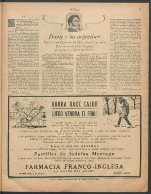 Dante y los argentinos : Parte inédita de la Divina Comedia; Escrita 600 años después