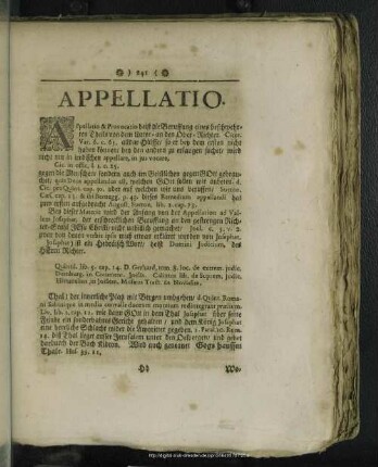 Appellatio