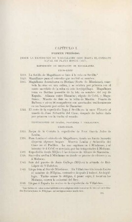 Capítulo I. Primer período
