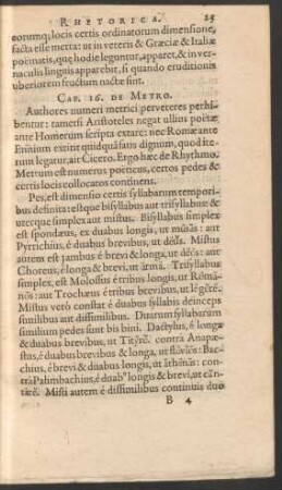 Cap. 16. De Metro.