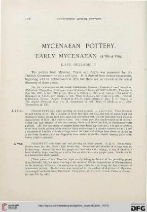 Mycenean Pottery