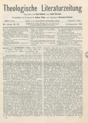 769-771 [Rezension] Harnack, Adolf, Aus Wissenschaft und Leben. 2 Bde