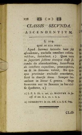 Classis Secunda. Ascendentium.