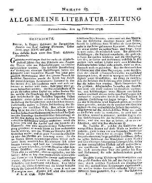 Makrothymia oder Versuche zur Ausbildung der Menschheit. St. 1. Erfurt: Beyer & Maring 1797