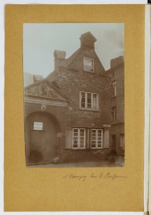 Katharinenkirche, Danzig: Ansicht vom Kirchhof (aus: Skizzen- und Fotoalbum 20)
