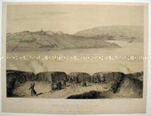 Beschießung der Düppeler Schanzen von den Batterien bei Gammelmark am 16. März 1864