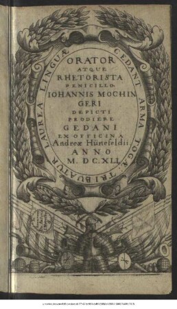 Orator Atque Rhetorista Penicillo