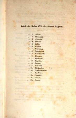 Genera plantarum florae germanicae : iconibus et descriptionibus illustrata. 25, Fasciculus XXV. Continens dipsacearum, stellatarum, gentianearum aliarumq. genera plurima