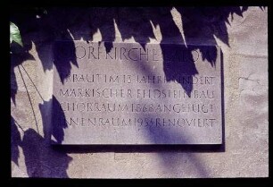 Dorfkirche Gatow 22.7.64.