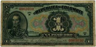 Geldschein, 1 Peso, 20.7.1915