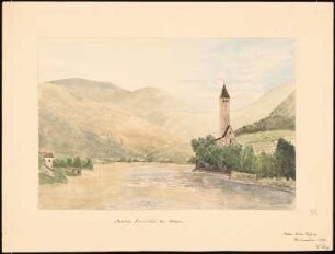 St. Martin in Kampill, Bozen: Ansicht über den Eisack