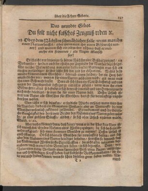 Das neundte Gebot. Du solt nicht falsches Zeugniß reden [et]c.