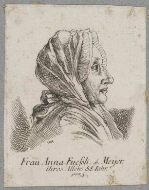 Bildnis der Anna Fuessli