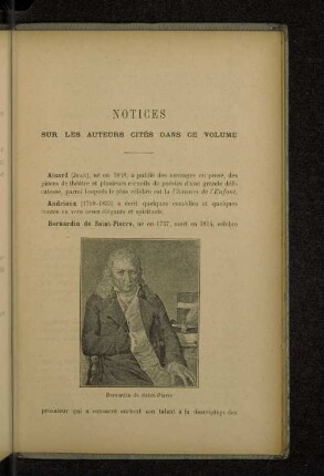 Notices sur les auteurs cités dans ce volume