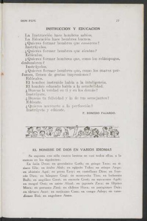 El nombre de Dios en varios idiomas