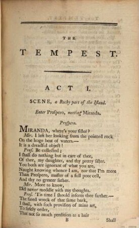 The tempest, or, the enchanted Island