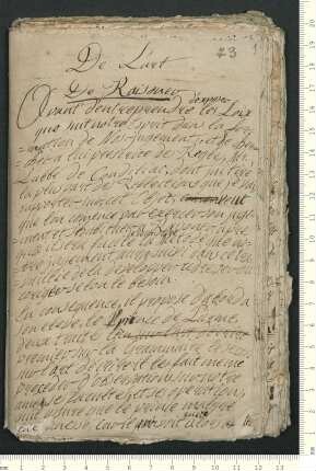 Notizbuch mit philosophischen und theologischen Texten