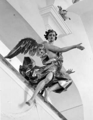 Engel : Engel. Stuck, gefaßt, z. T. vergoldet (1701/1800). Virgen, Pfarrkirche Sankt Virgilius