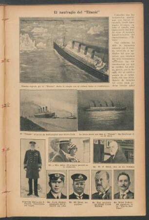 El naufragio del "Titanic"