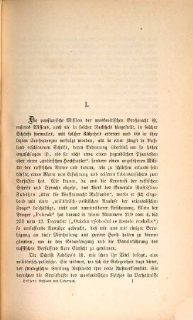 Rußland und Oesterreich