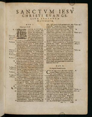 3-28, Sanctum Iesu Christi evangelium secundum Matthaeum