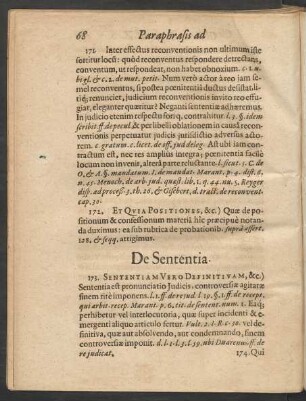 De Sententia.