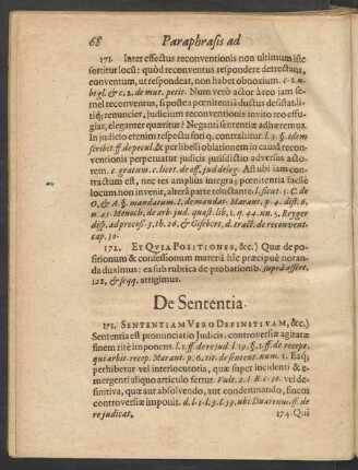 De Sententia.