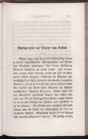 Photographie auf Papier von Talbot.