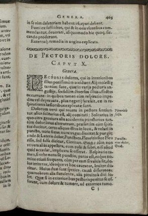 Caput X. De Pectoris Dolore