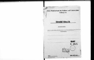 Reform des studentischen Gemeinschaftslebens