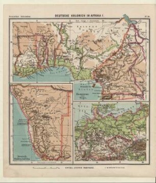 Deutsche Kolonien in Afrika I., Kamerun und Togo, Deutsch-Südwestafrika, Deutsches Reich