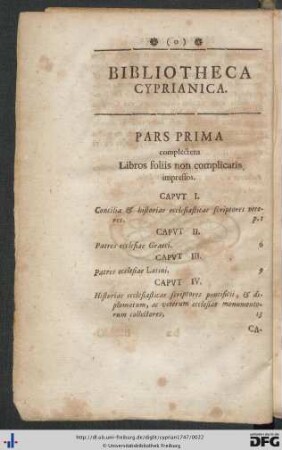 Bibliotheca Cyprianica.
