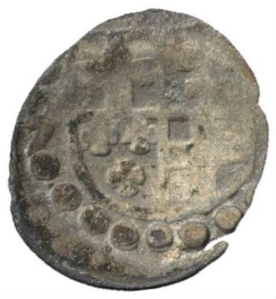 Münze, Pfennig (einseitig), Pfennig (Schüsselpfennig), 1591 - 1599