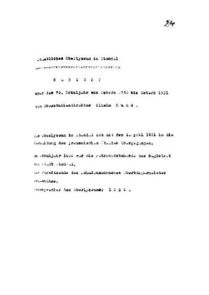 1931/32: Bericht ... - 1930/31
