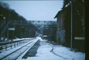 Kirchberg/Murr Bahnsteig Fußgängerbrücke Bahnsteig 1
