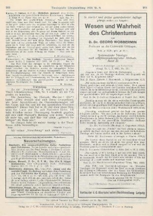 Erwiderung (zu Harnacks Verwahrung, Heft 5)