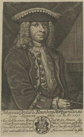 Bildnis des Johannes Carolus von Eckenberg