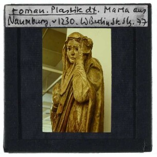 unbekannt (13. Jh.), Maria einer Kreuzigungsgruppe aus der Naumburger Moritzkirche (Berlin BM 7089)(Q0)