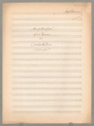 Ave gratia plena Dominus tecum, Coro, As-Dur - BSB Mus.ms. 4746-65 : [title page:] "Ave gratia plena" // für 4 Stimmen // von // Cornelius Verdonc // (1564-1645.)