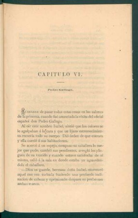 Capítulo VI. - Pedro Gallego.