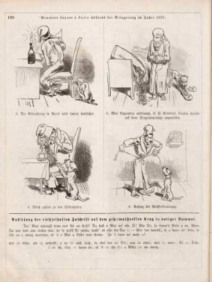 "Monsieur Jacques à Paris während der Belagerung im Jahre 1870"