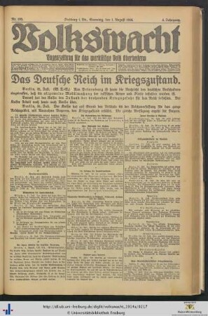 Nr. 176-201 (August 1914)